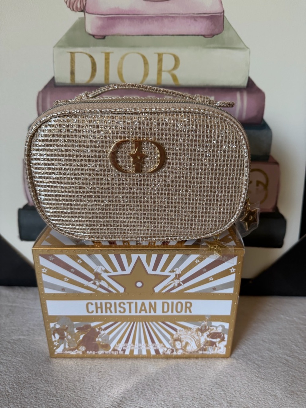 New Dior Gold Sparkle Holiday 2025
Cosmetic Bag